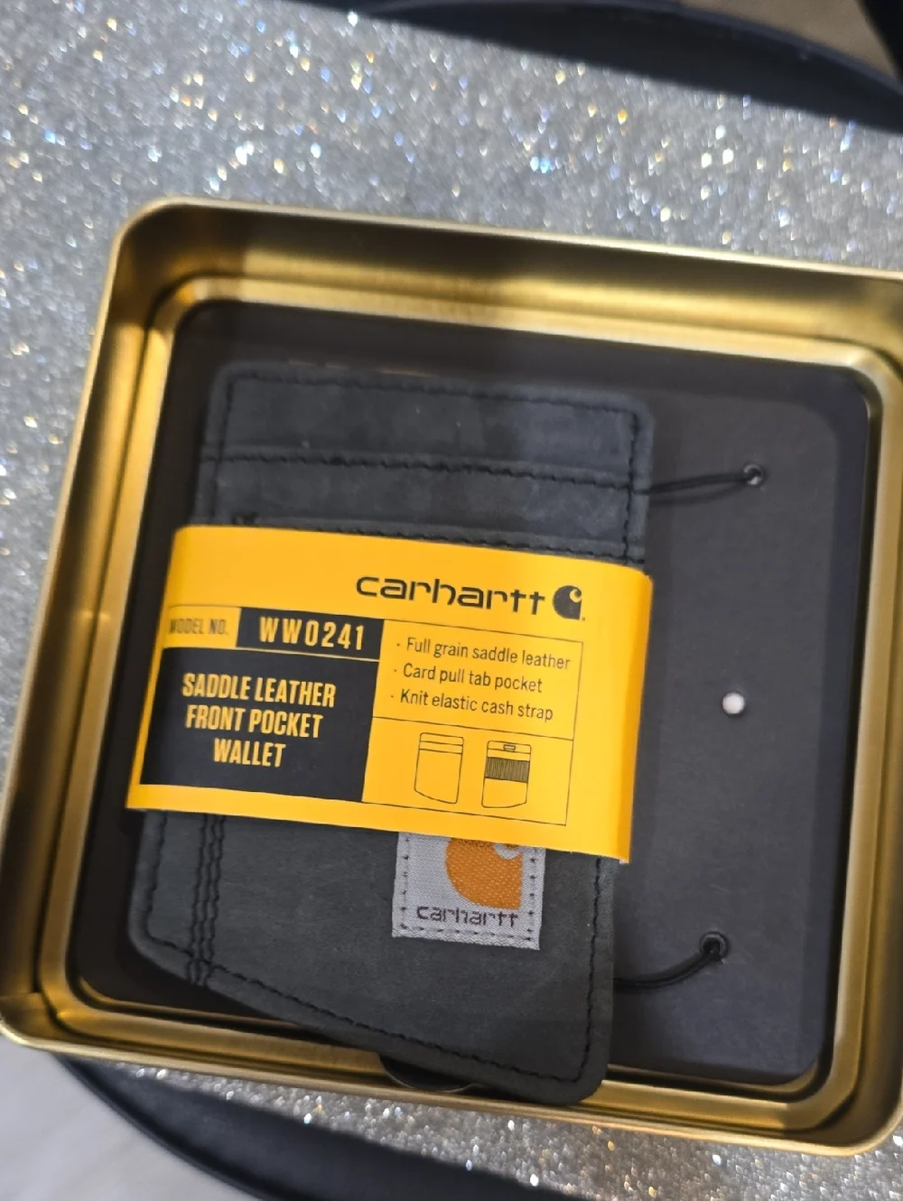 Carhartt Saddle Leather Front Pocket Wallet